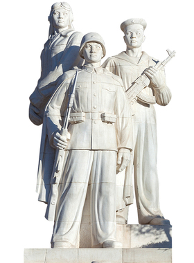 户外广场大型石雕人物雕塑园林公园红色文化艺术品塑像景观铜雕像