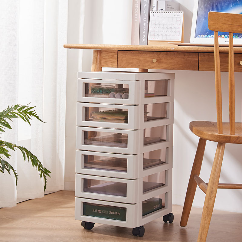 办公室简约可移动A4文件柜收纳矮柜桌上下文具资料档案柜子储物架