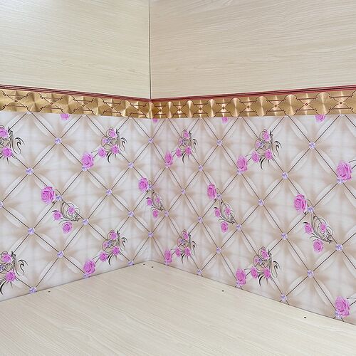 出租屋翻新装f饰墙围自粘农村大土炕围纸 pvc自贴墙纸防水可擦壁