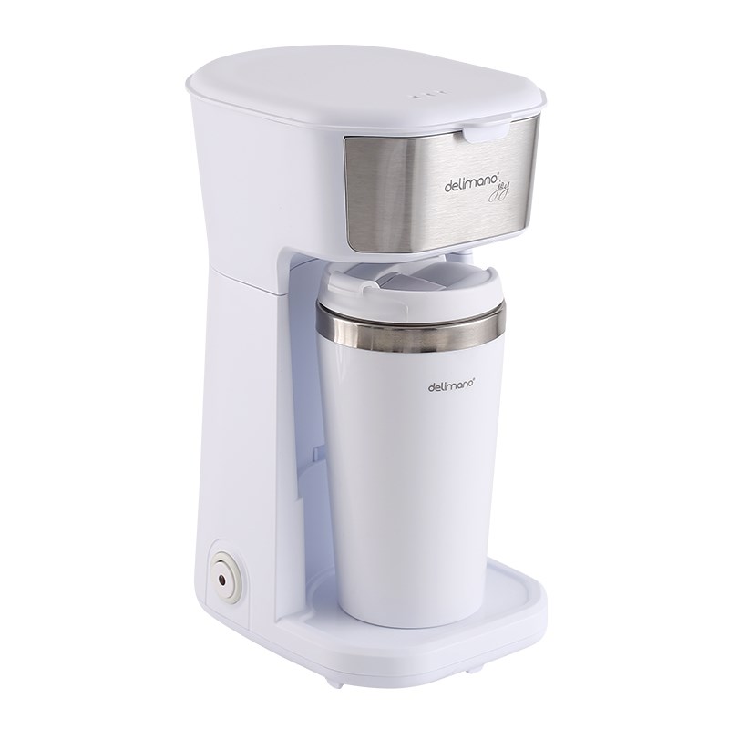 保温不锈钢杯咖啡机家用小型全自动美式滴漏迷你煮咖啡煮茶壶便携