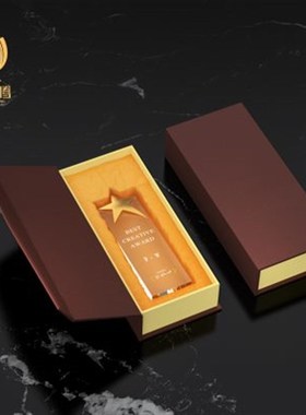 爱心水晶奖杯定制定做奖牌制作公益慈善纪念品精品年会免费刻字