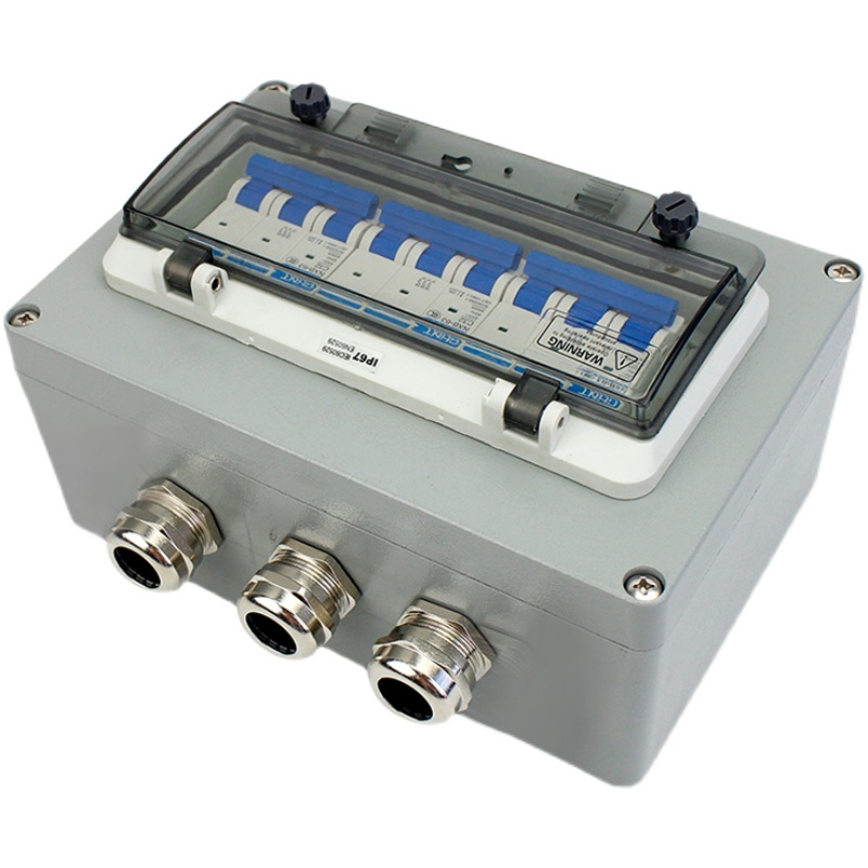 工业防爆空开防尘断路器380V开关3P三相C63A防水明暗装防爆配电箱