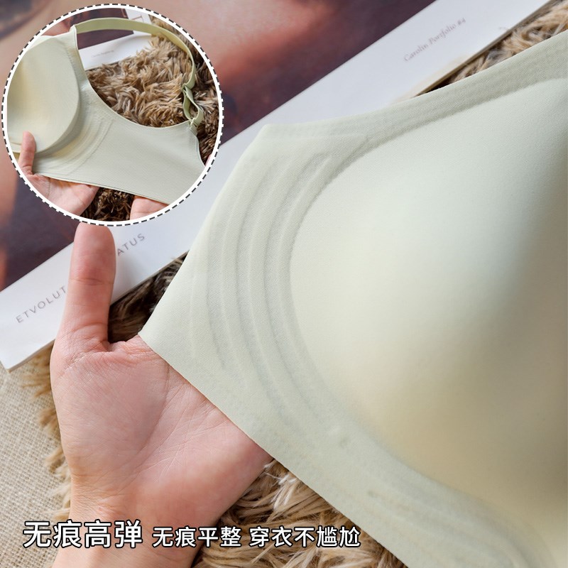 无痕内衣女小胸聚拢防下垂收副乳外扩2024新款爆款薄无钢圈文胸罩