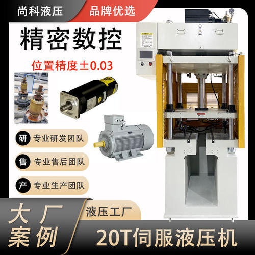 广东厂家直销伺服压力机 轴承电机精密压装成型 可定制快速液压机