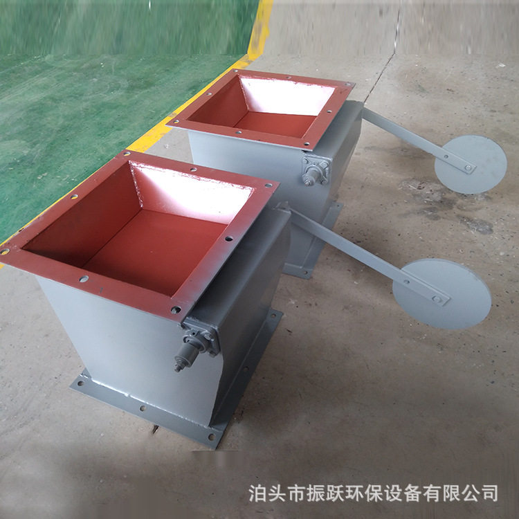 电气动重锤翻板阀双向挡风翻板阀重锤杆式安全手动单层翻板阀阀门