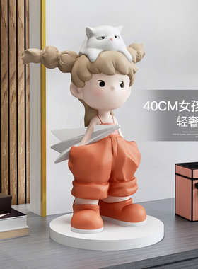 女孩客厅装饰摆件轻奢桌面家居装饰品电视柜玄关卧室乔Z迁生日礼