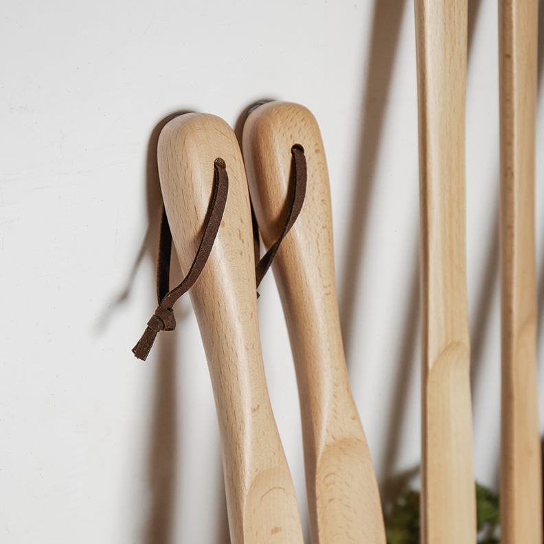 子器子抽 鞋拔子长柄榉木 鞋扒鞋鞋加厚穿家用家用超长拨提棒鞋鞋