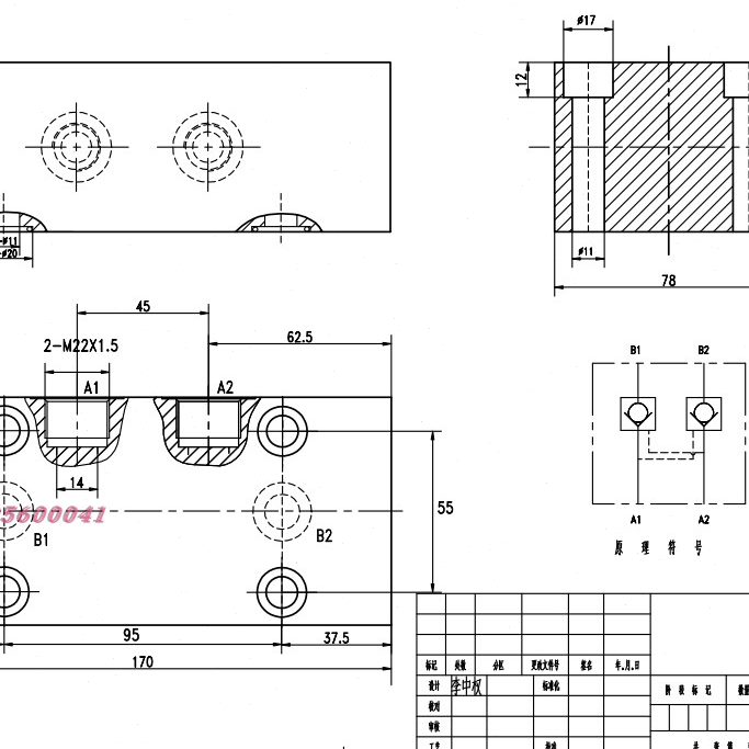 Y-  力顿锁吊车液压双向锁式G1  S液压OB42 板液压