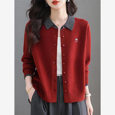 羊毛衫宽松大码上衣洋气毛衣外套