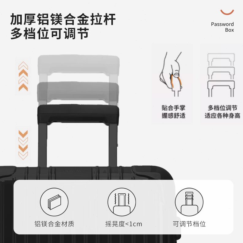 耐加厚女生高男生女拉杆箱颜值结旅行箱实新款2024用红色行李箱