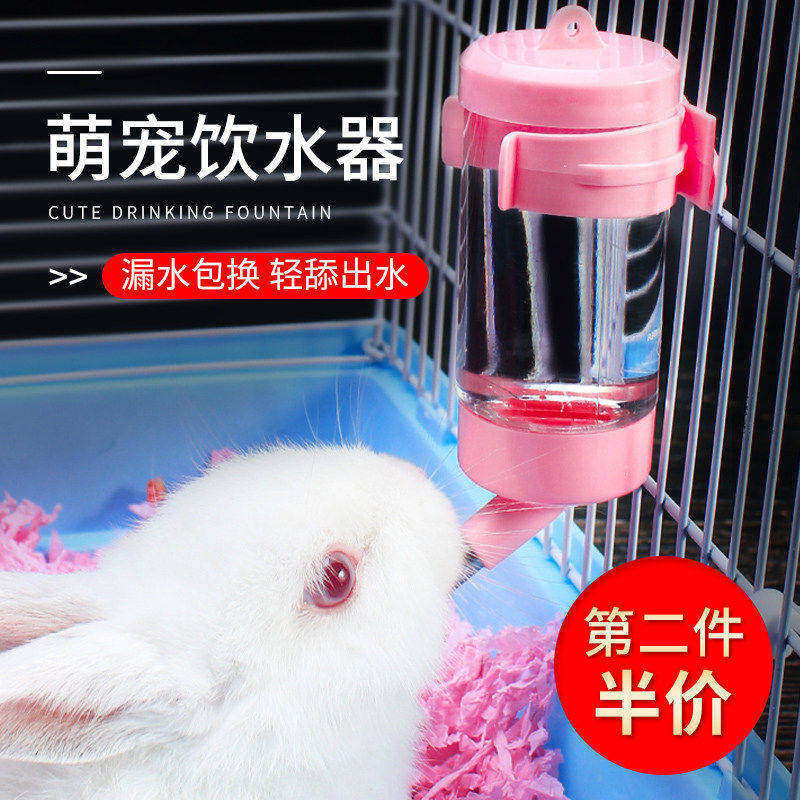 兔子滚珠饮水器喝水兔喂