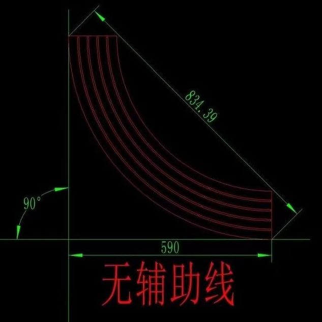 弯画器工具水弧弯大28神器电工连放画圆电线管辅助线水管样模板弧