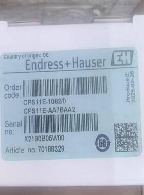 E+Hph电极CPS11E-AA7BAA2 CPS11E-1082/0 Endress+Hauser库存价询