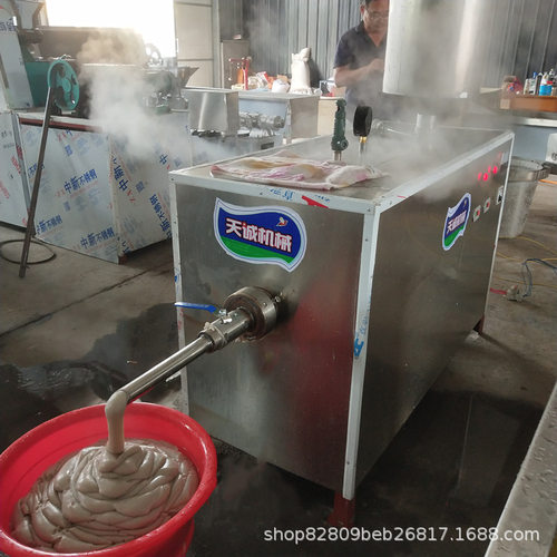 山西吕梁自熟碗团机家用凉粉机焖子的生产工艺