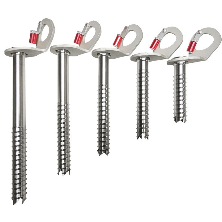 新型冰锥冰面救援锚点速拧冰锥冰锚轻型锚尖爬行冰锥冰面救援装备