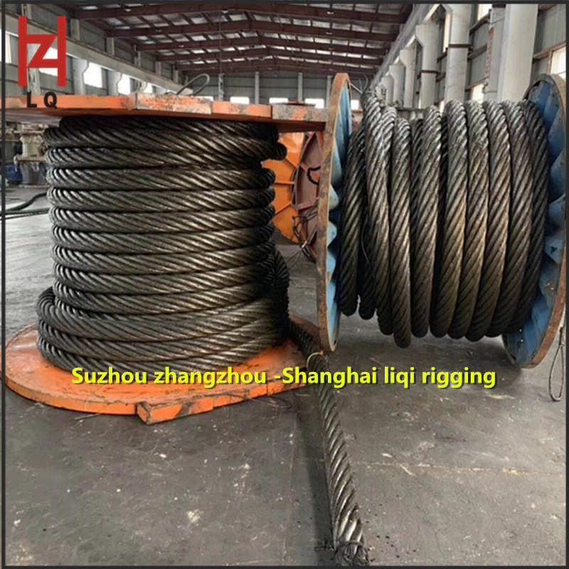 光面 张卷扬22mm丝绳油钢丝绳起重 I吊装周起重钢丝绳现货供应