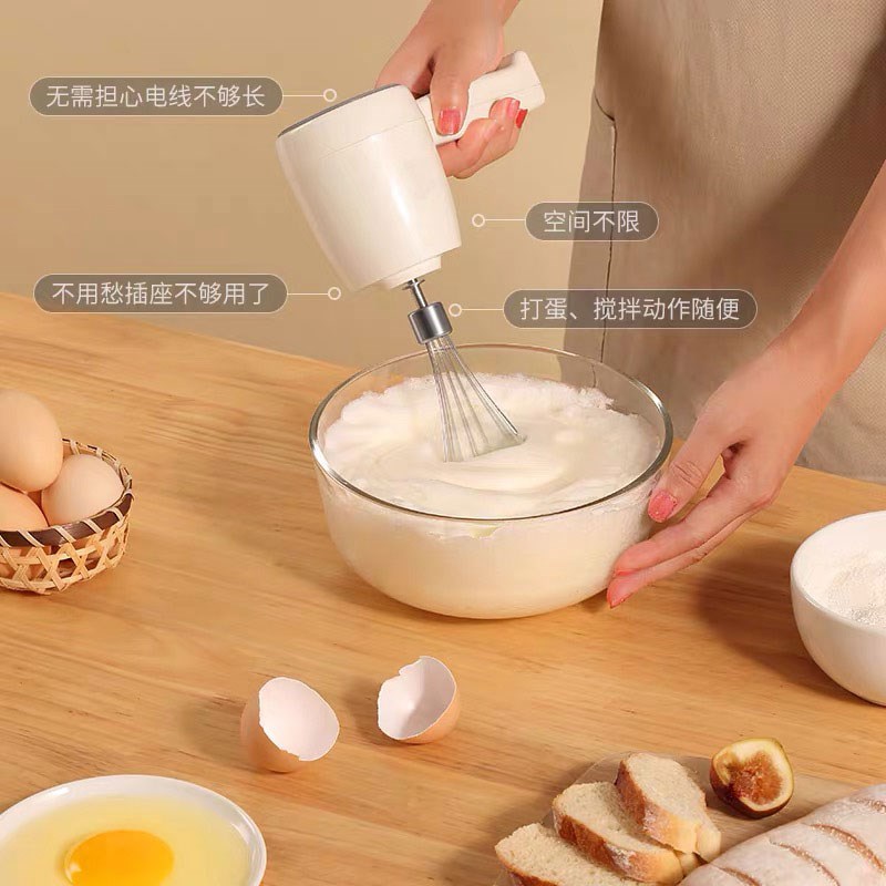 无线充电打蛋器电动o家用迷你手持小型打发奶油烘培工具搅拌棒机