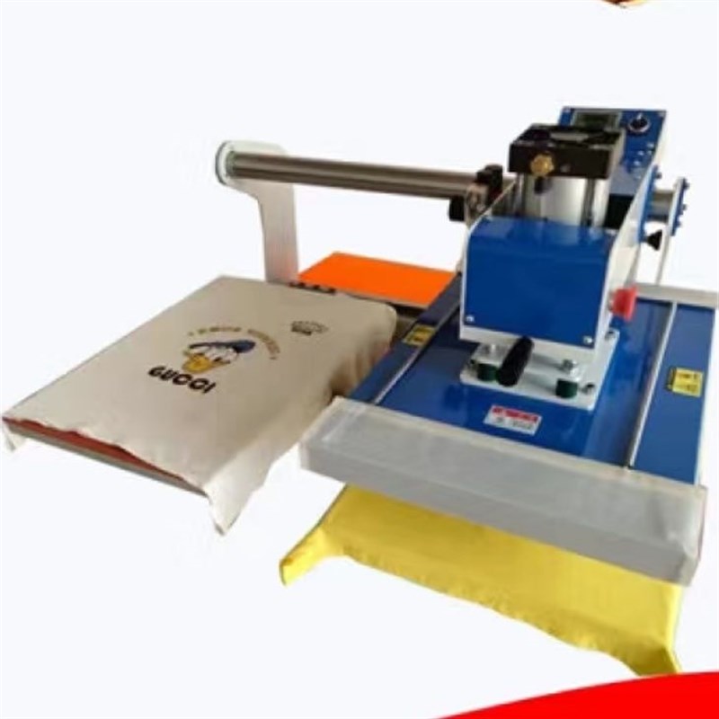 气动双工位竖版烫画机压烫机热转印烫金烫钻Q半自动印花机可定制