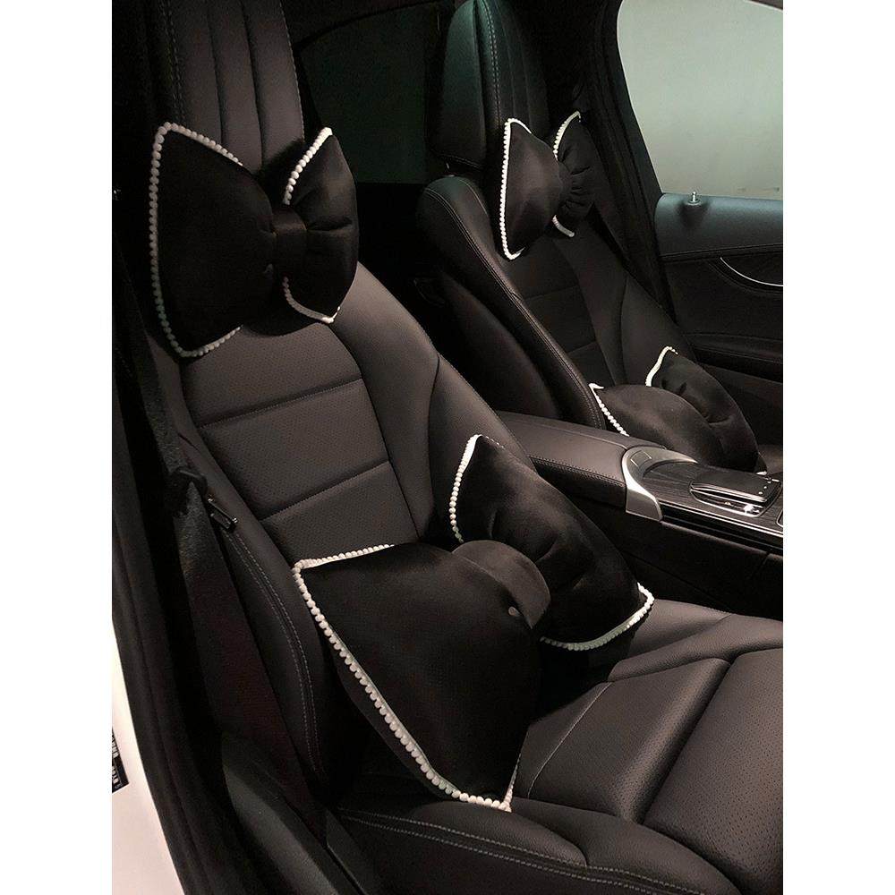 汽车用靠枕护颈枕座椅头枕车载小枕头车上夏季一对车内女生腰靠垫