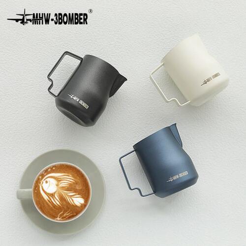 MHW-3BOMBER轰炸机拉花杯 涡轮打奶缸 不锈钢鹰嘴意式打奶泡450ml