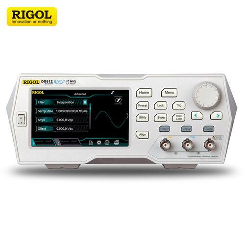 普源RIGOL函数任意波形发生器 DG812双通道 10MHz(2CH)125Msa/s