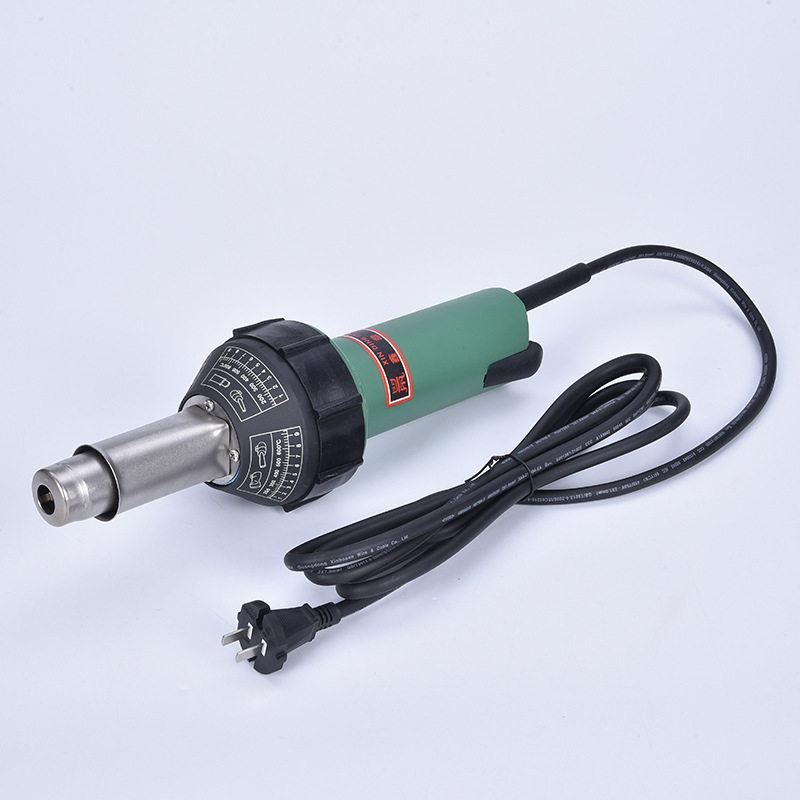 1600W 大功率塑料焊枪 PVC 地板防水卷材 PP 板材热熔焊接热风枪