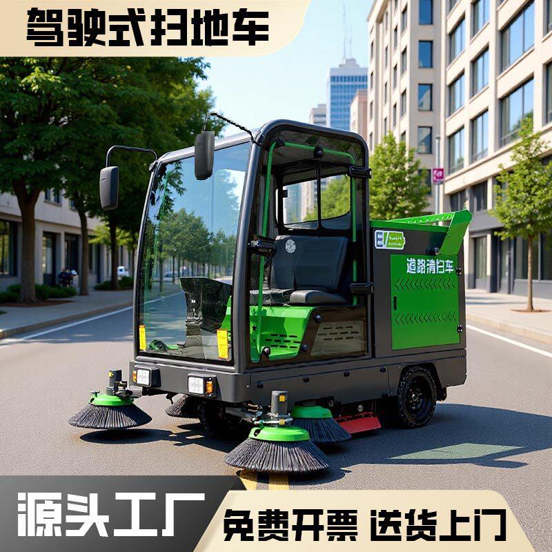 驾驶式扫地车厂家商用物业市政道路吸尘用车间工厂电动工业扫地机