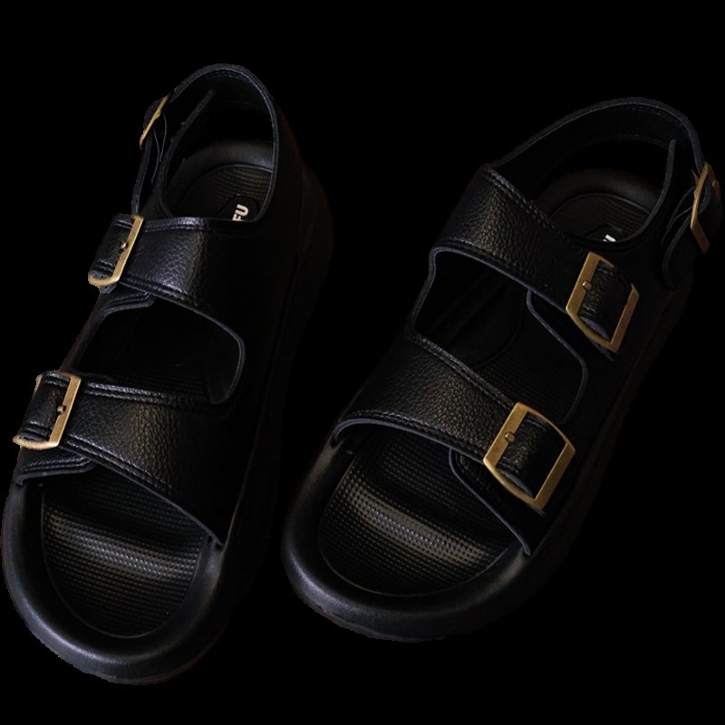 夏季凉鞋男新款外穿运动防滑耐磨沙滩鞋时尚休闲开车凉拖鞋C350