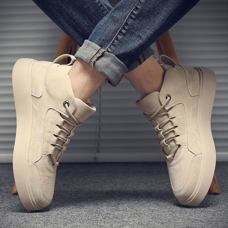 秋冬特大码男鞋45休闲工装鞋46百搭加绒运动板鞋马丁靴47潮流48