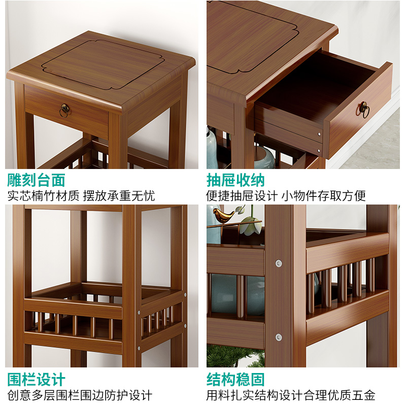 客厅沙发边柜角几简约小茶几茶台卧室床头柜收纳方桌边角置物架子