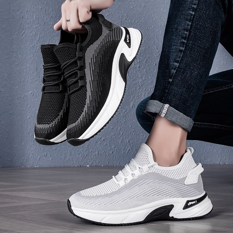 增高鞋男10cm夏季隐形内增高8cm6cm运动鞋厚底休闲增高小码男鞋37