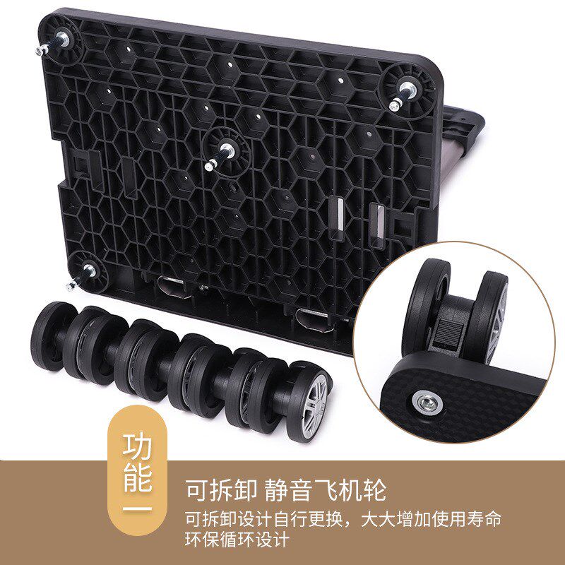 折叠小拉车万向轮特大底板拉杆架加厚铝合L金书包音箱拉杆轻便拖