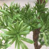 厂家直销 小盆栽松枝 罗汉松 室内摆放假松树1.4米 仿真松叶