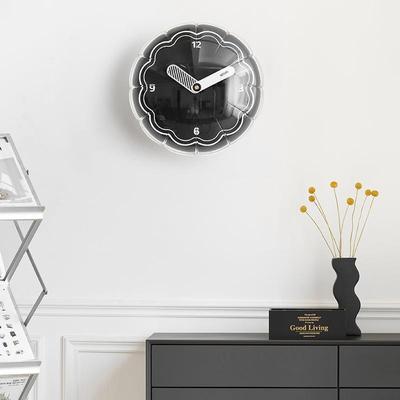 WOZOM准免打孔家用客厅创屋意泡泡挂TYOS123钟装饰品时桌面摆件O