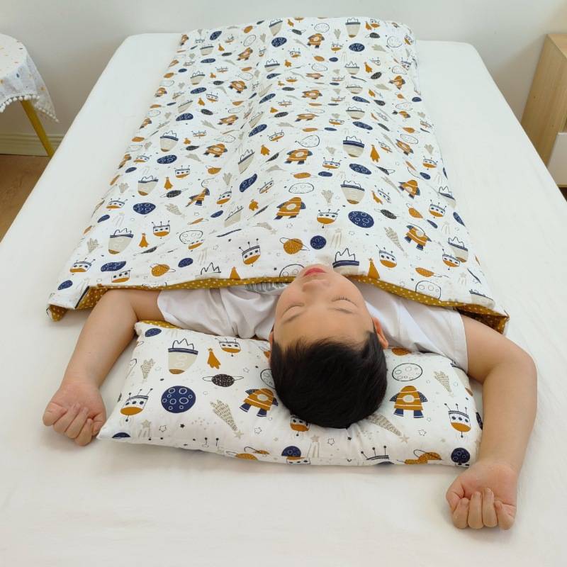 纯棉儿童被子小学生午休睡袋午睡四季可脱胆源头工厂直销