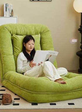 懒CEI沙发人类窝人床沙发可折叠单人双人卧室两用网狗红榻榻米小