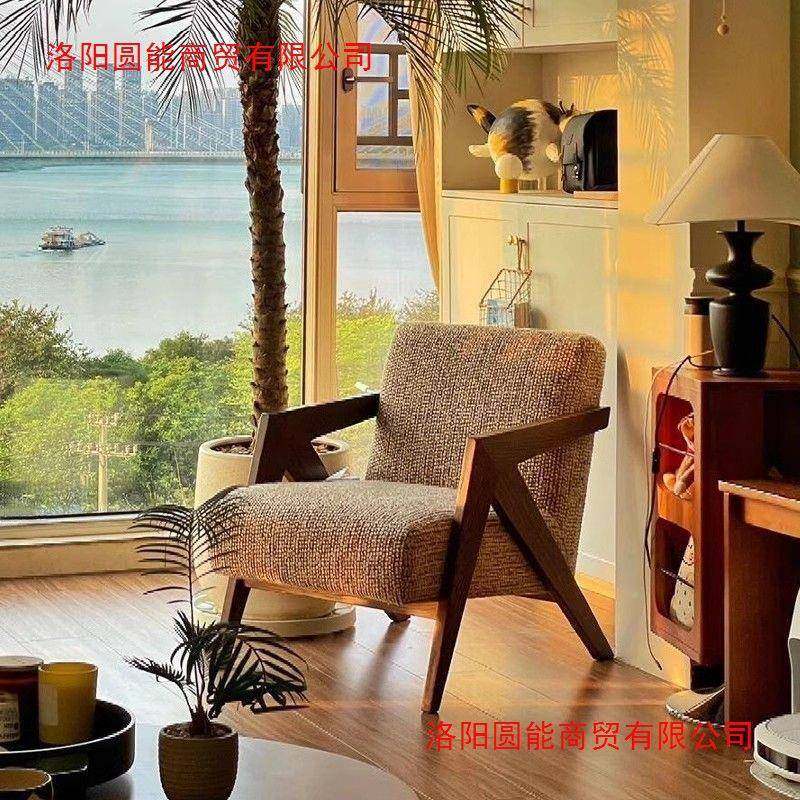 单人中古风客厅发设计师铁沙艺椅轻奢理休512查德椅轻奢阳台闲椅