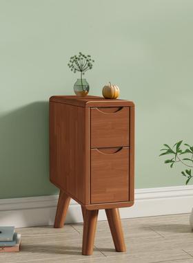 5迷你02cm超窄全实木床头柜小1型55540小尺型寸夹缝床边柜极小户