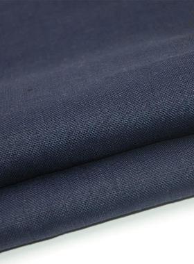 加厚染色46支20gsm粗麻料洲亚麻NIY布欧梭织纯服装粗纹亚麻布