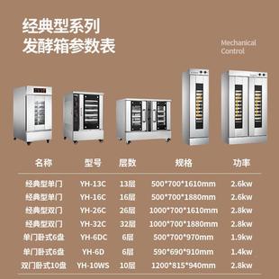 发喜莱锈盛商用发酵面包馒头蒸笼醒发箱不箱钢发酵柜恒温IUE面粉