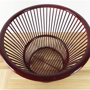 ltaoC030特惠竹编酒店喇叭藤毛巾筐浴客房布草货筐脏衣篮巾收纳框