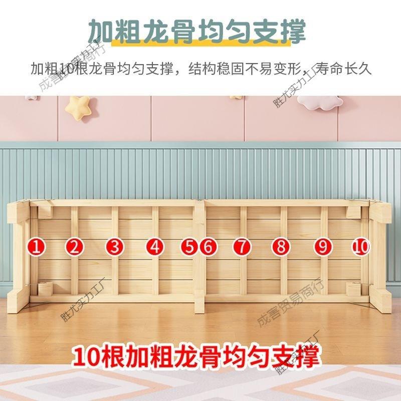 床折叠加宽床床佳欣跃拼接床边家用婴儿床加宽人儿童双人午休床成
