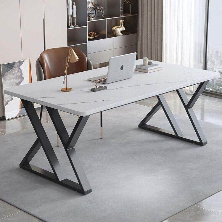 现代岩桌板书桌YBD简约卧室家用学生写字床边简易电竞桌式电台脑