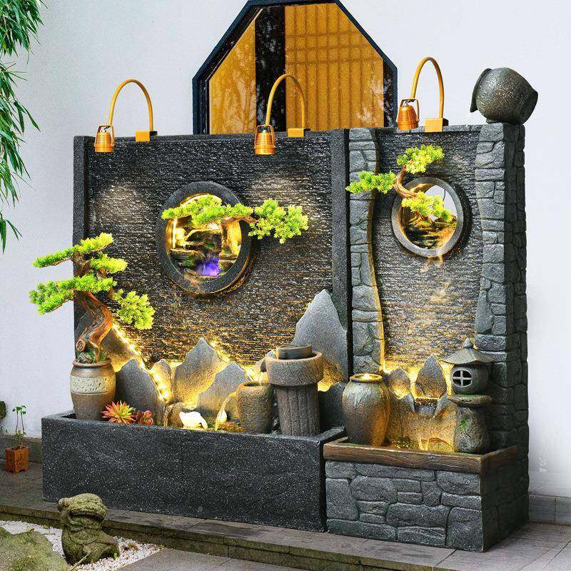 厂家直销泉喷IBM流水幕墙屏风客厅办公室庭院水酒店山别墅景观摆,家居饰品,流水摆件,淘宝优惠券,粉丝福利购,淘宝优惠卷