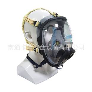 球形全面罩五点橡胶带芳纶阻燃头网眼镜架款空气呼吸器配件面罩