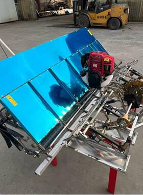 新型水种植行机汽油牵乘坐式UEJ6插秧9稻机寸育苗盘插秧机