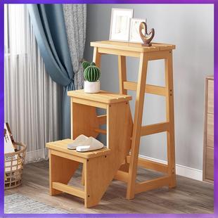 ?物家用折叠楼梯多功能内室梯凳简易梯子椅子子F767T9H5轻奢客厅
