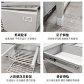 标学准制式 花双YC 03单层床营房人床上下铺铁床习桌内务柜梅椅