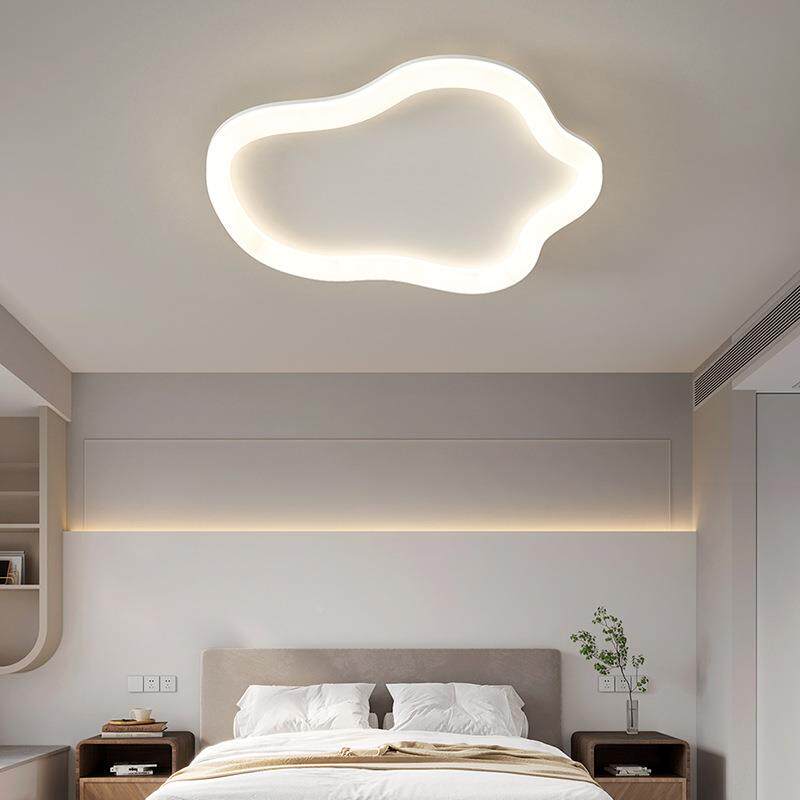 极简卧室ZP-1085吸顶灯奶0现25年新款油风主卧灯代创意书房房间2L