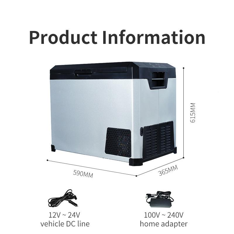 60L载冰箱你小冰箱1箱2V24V迷大货车汽车小冰SU车V家94866用冷藏